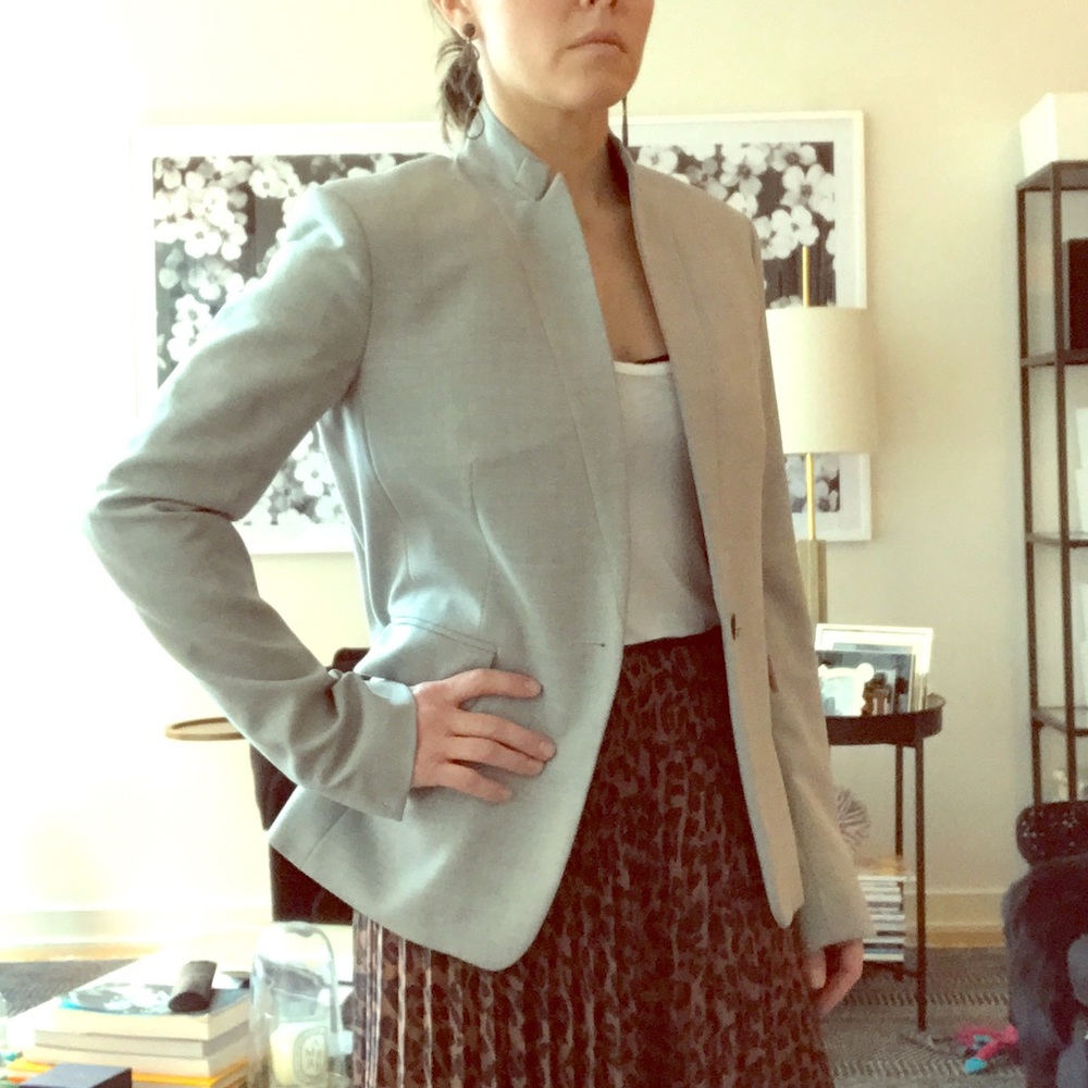 Rag & Bone Grey Blazer Jacket